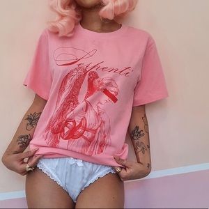 ✨SERPENTI✨Serpenti Logo Boyfriend Tee